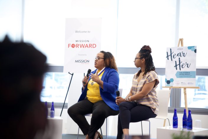 Speakers on-stage at Mission Forward event