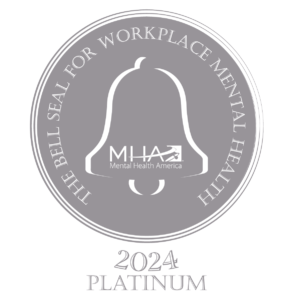 The Bell Seal for Workplace Mental Health 2024 Platinum