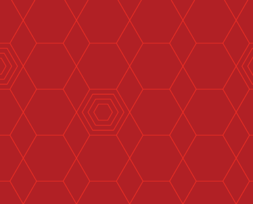 a red and honey comb background