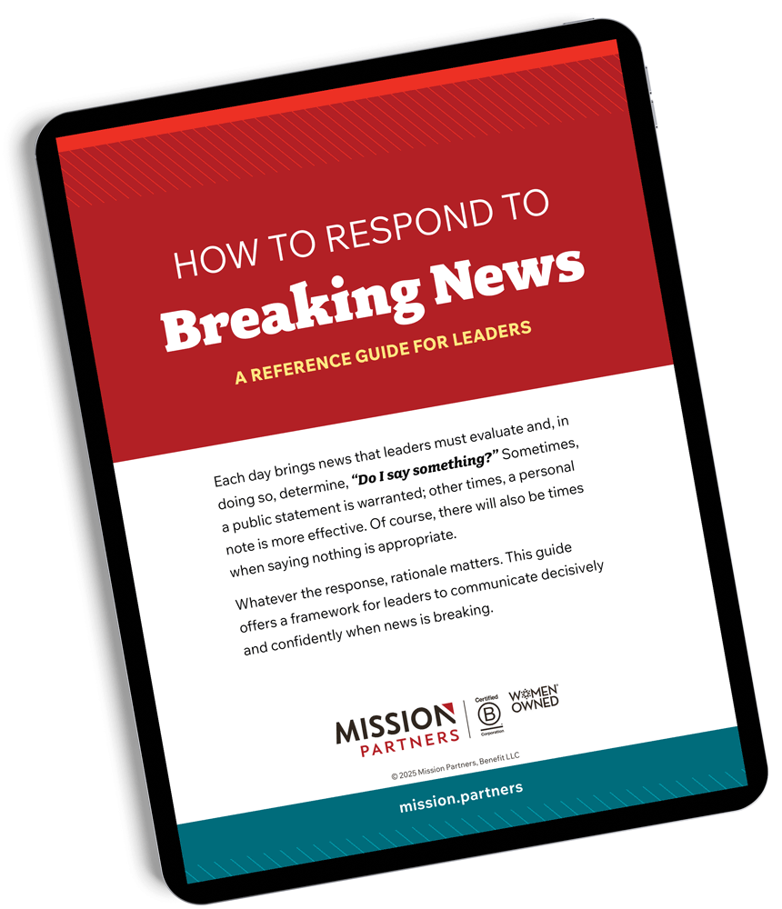 Cover image for How to Respond to Breaking News Resource
