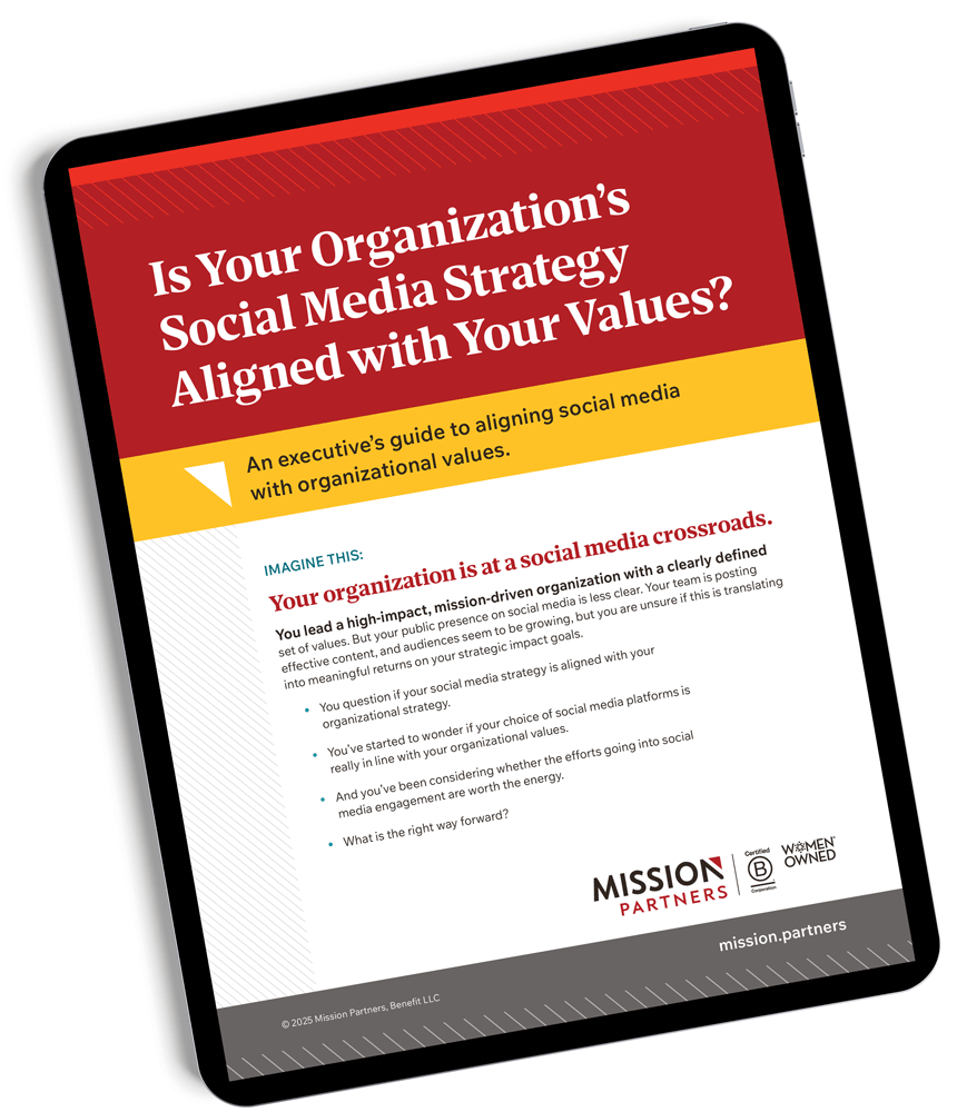Cover image for Is Your Organization's Social Media Strategy Aligned with Your Values?