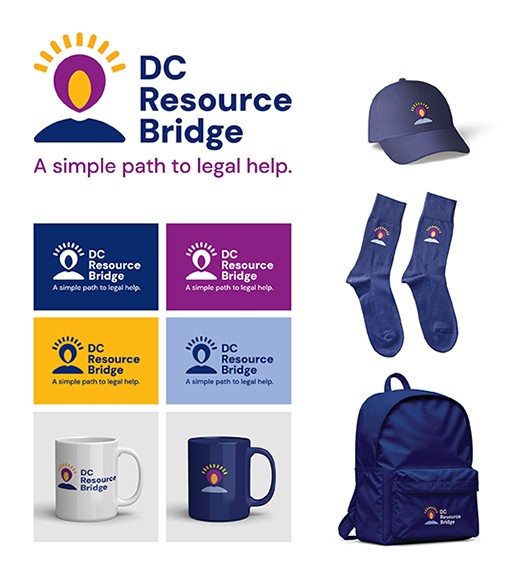 DC Resource Bridge branded items and logos.