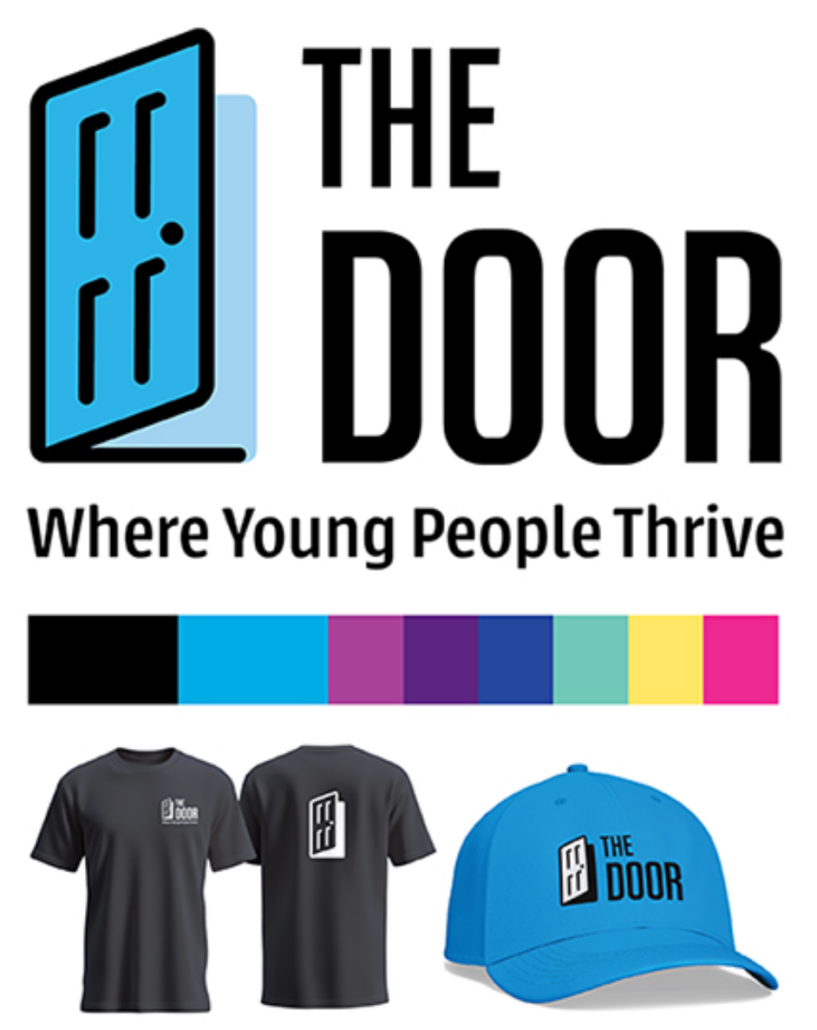 The Door designed materials and color palette. 