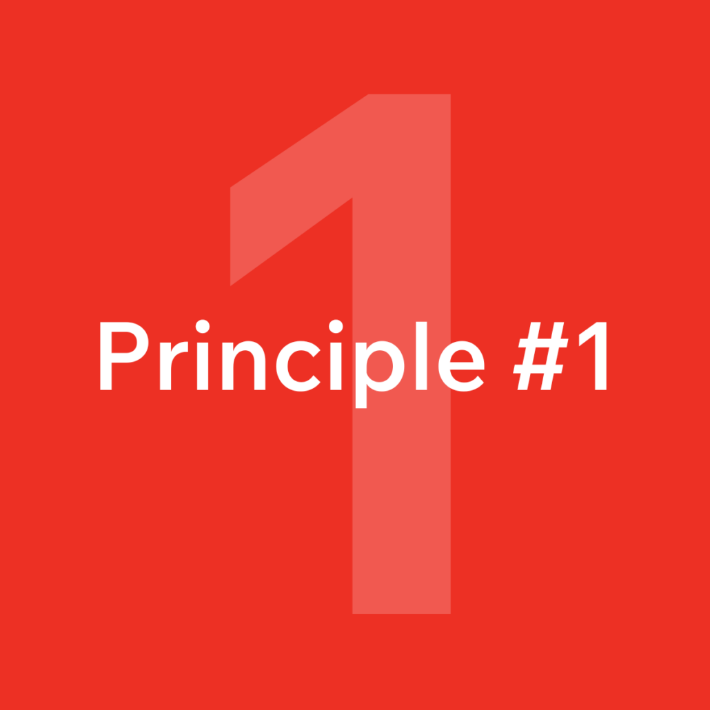 Principle #1
